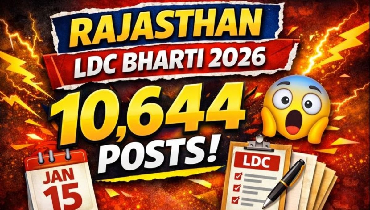 Rajasthan LDC Recruitment 2026