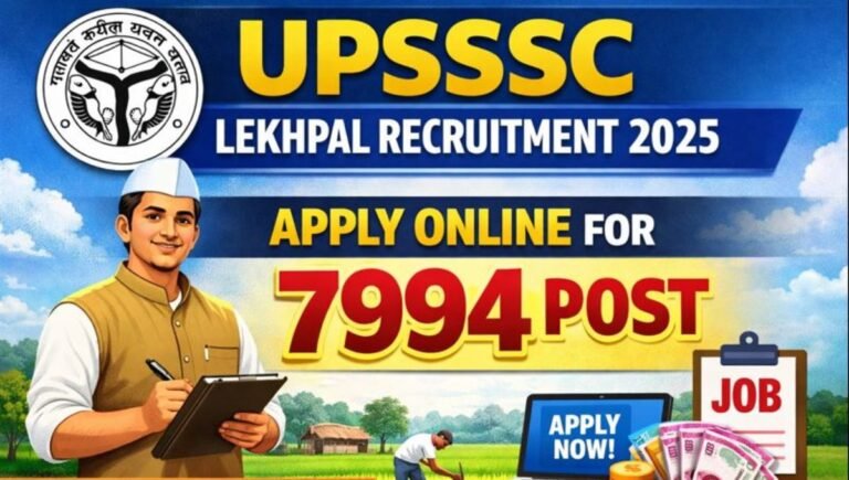 UPSSSC Lekhpal Recruitment 2025