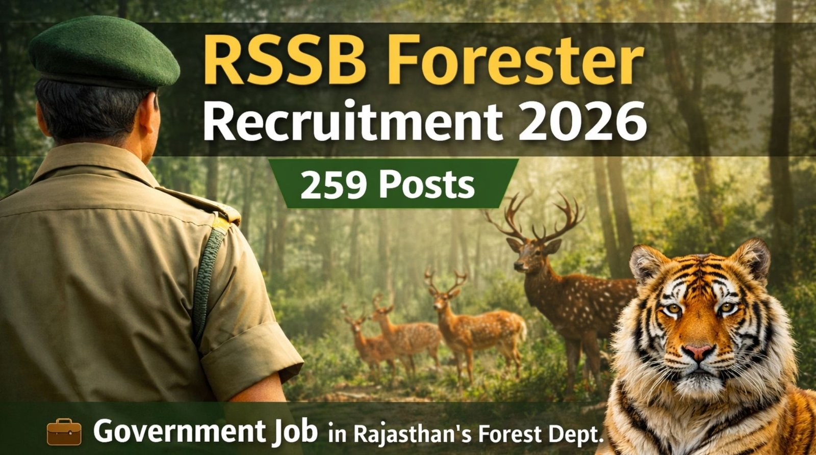 Rajasthan Forester Recruitment 2026 : Complete Notification, Eligibility, Syllabus, Selection Process